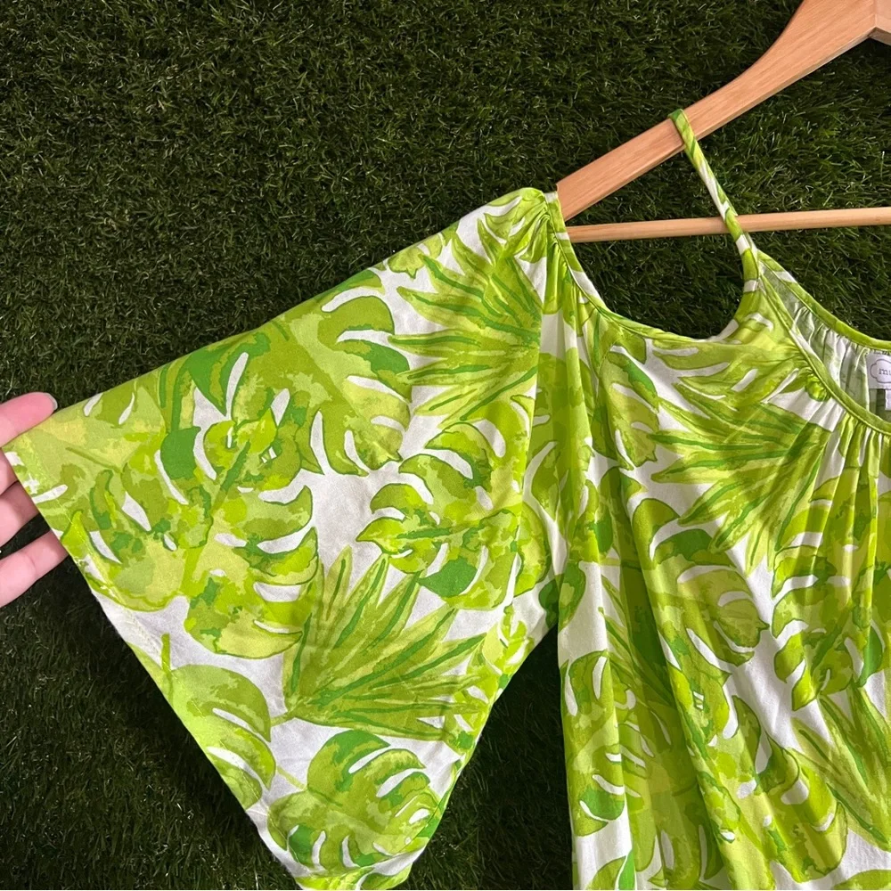 Mud Pie Coverup Swim Tropical Cold Shoulder